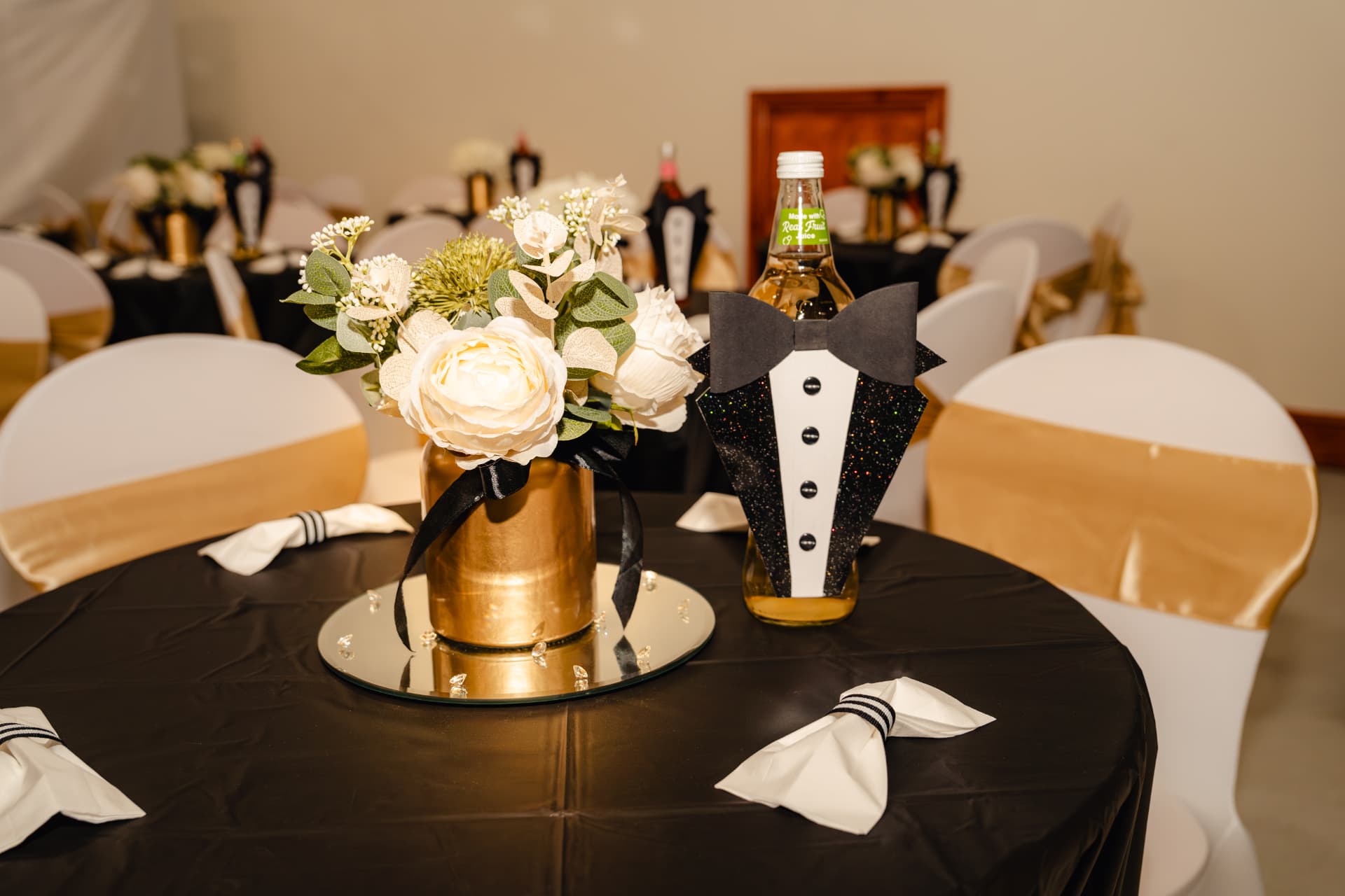 Gilded Centerpiece — Tablescape Styling