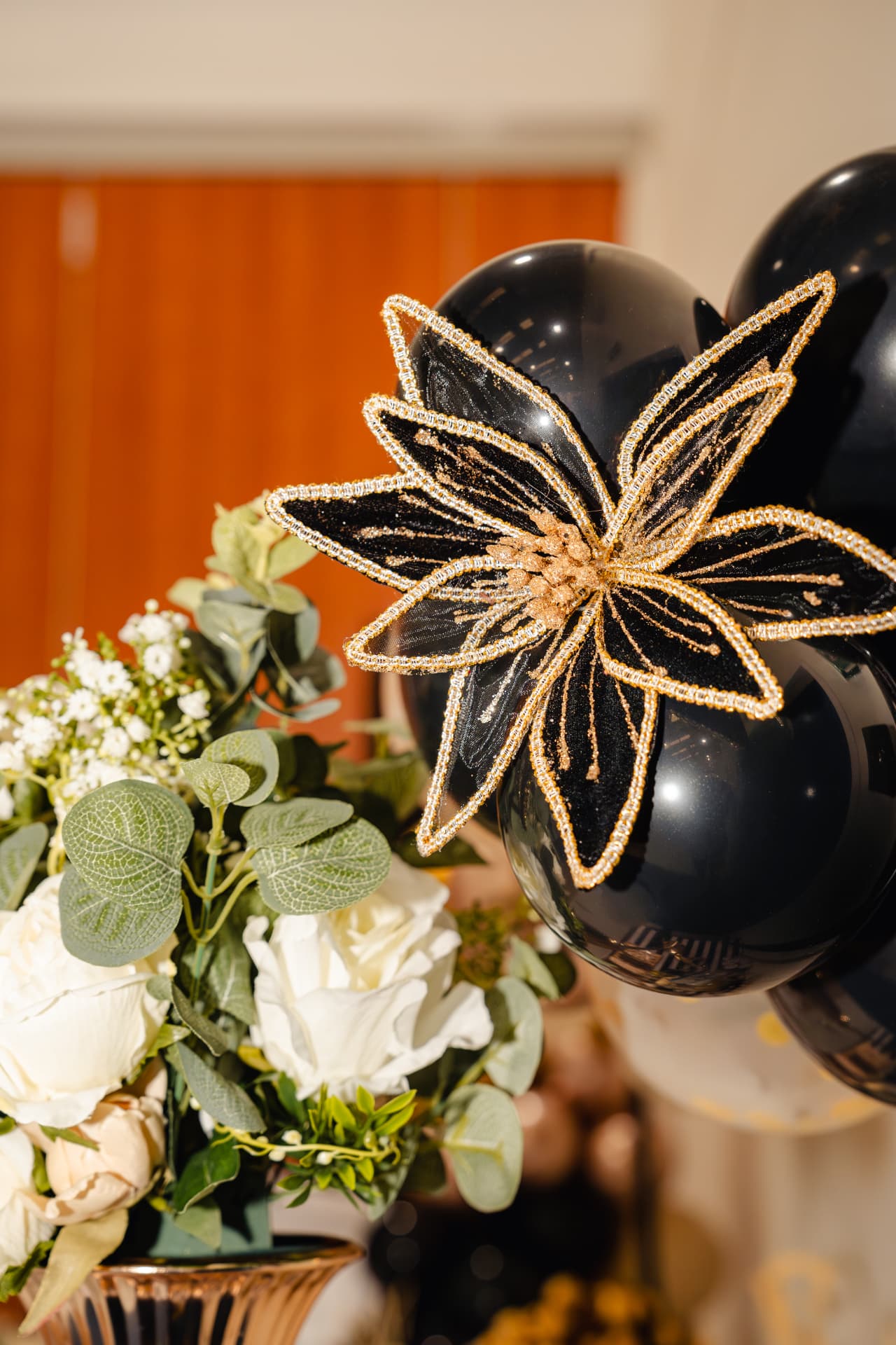 Black & Gold Bloom — Floral Design