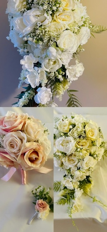 Cascading Ivory — Bridal Florals